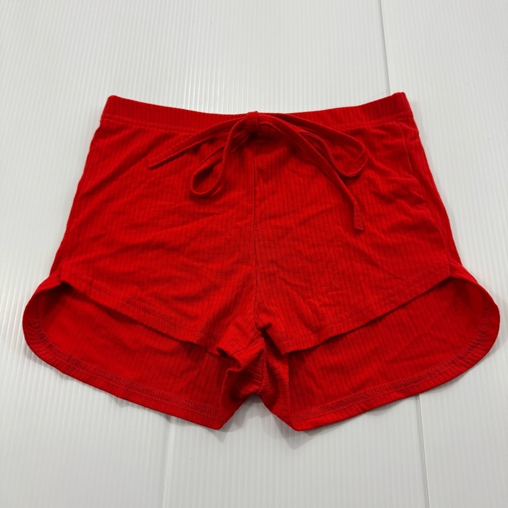 J58. SHEIN High Waist Red Women's (XS)Shorts